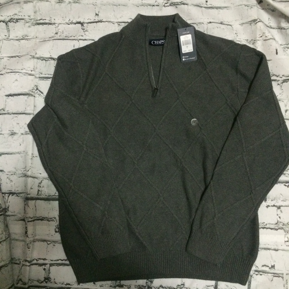 CLOSET CLEAR OUT! Chaps Half Zip Sweater